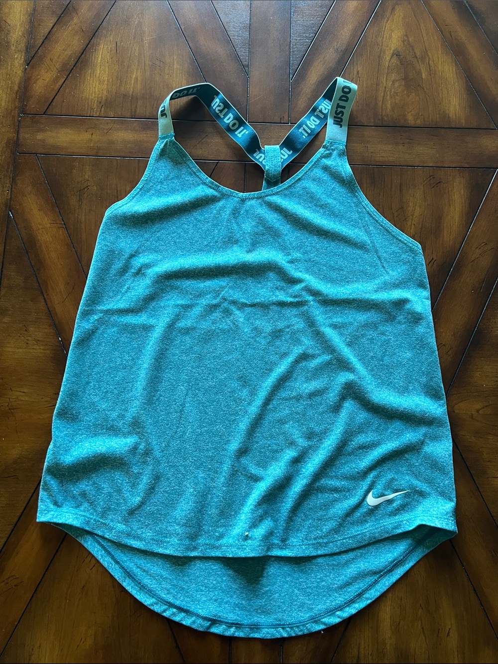 Nike Teal Sport Tank with Branded Straps